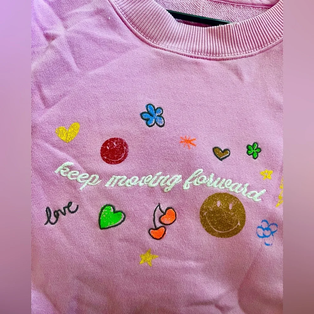 Pink Graphic Aerie Sweatshirt - Picture 4 of 5